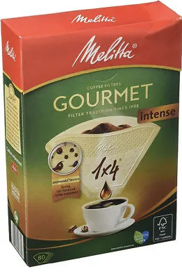 Melitta Gourmet Intense Coffee Filters 1x4 Pack Of 80 • £4.60