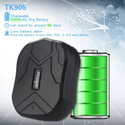 TK905 GPS Tracker Magnetic Wireless Car Van Caravan Vehicle Mini Tracking Device • £47.98