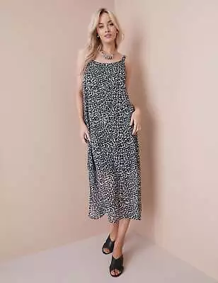 NONI B - Womens Dress - Black - Maxi Dresses - Hotfix - Animal Print  Sleeveless • $24.75