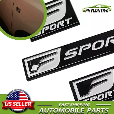 3x Trunk Fender Side Bumper Roof Badge F-Sport 3D Emblem For IS250 350 GS35 450 • $16.59