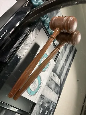 Vintage Wood Gavel - Judges Auctioneers • $15