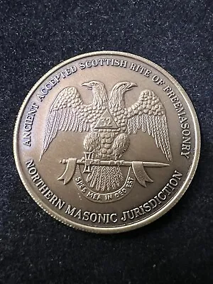 200th Anniversary Pledge Allegiance Scottish Rite Freemasonry Masonic Coin B287 • $29.99