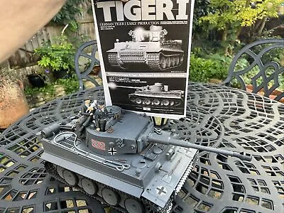 Tamiya Tiger I Panzerkamfwagen 1/16 R C Full Option Sounds Lights • £450