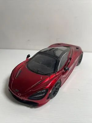 Jada Toys McLaren 720S Candy Red Car No.32275 Scale 1:24 Made In China • $24.95
