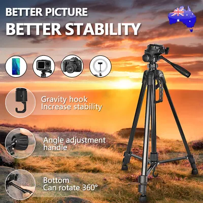 $33 • Buy Universal Professional Camera Tripod Monopod Stand DSLR Ball Head Mount Flexible