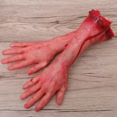  2 Pcs Halloween Hands Zombie Decorations Spooky Props Prosthetic • £13.28