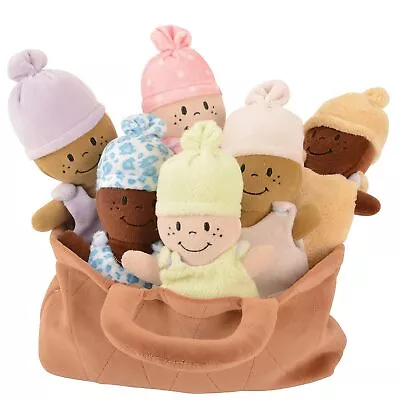 Creative Minds Basket Of Babies Soft Baby Dolls Sensory Toys Multicultural... • $63.05