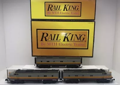 Mth Railking Milwaukee Road E-3 Aba Diesel Engine Locomotive Set 30-2488-1 & -3 • $399.99