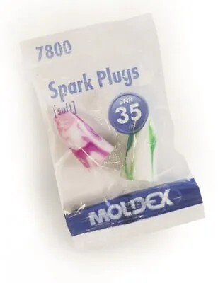 Moldex Spark 7800 Foam Ear Plugs SNR 35dB PVC Free (FREE UK P&P) • $3.10