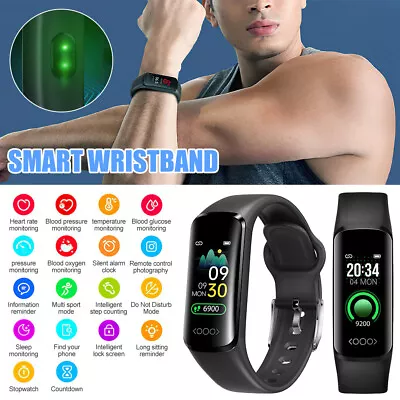 Fit@bit Smart Watch Activity Tracker Fitness Watches Heart Rate Monitor Hot • $30.99