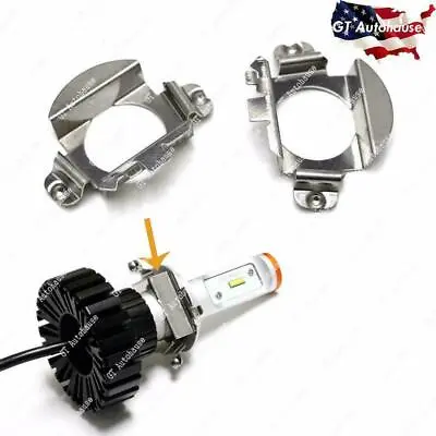 2x H7 LED Headlight Bulb Adapter Holders Socket Base Retainer Clip For Mercedes • $9.99