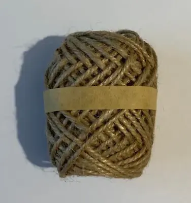 10m Natural Jute String Cord Hessian Burlap Rustic Gardening Parcel Wedding (1A) • £2.89