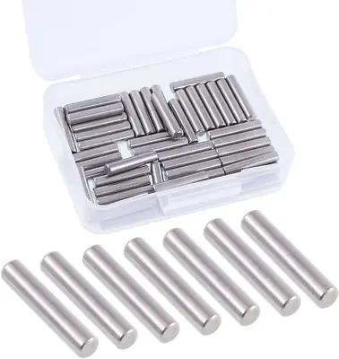 50-Pieces 5X25Mm Dowel Pin Stainless Steel Shelf Support Pegs Pin Rod Fasten Ele • $16.53