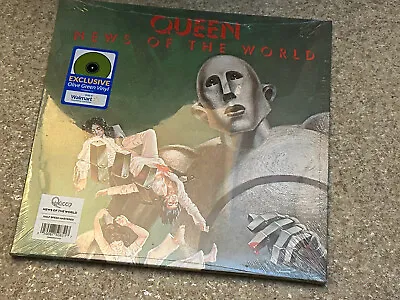 £32.50 • Buy Queen News Of The World Olive Green Exclusive Walmart Vinyl Lp New