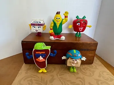 Vintage 1993 McDonald’s Toys Food Fun Changeables  Set Of 4 With Under 3. • $5