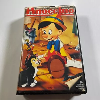 DISNEY Pinocchio VHS BLACK DIAMOND • $29.99