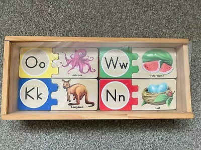 Melissa And Doug Wooden Alphabet Puzzle • £5