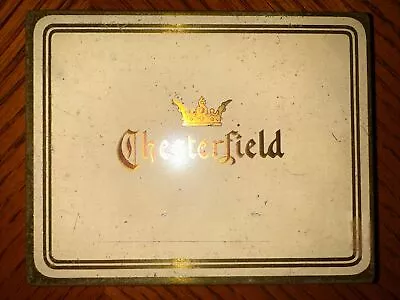 Vtg. Chesterfield Cigarette Metal Tin Case #25 District Of Virginia USA 50 Empty • $9.99