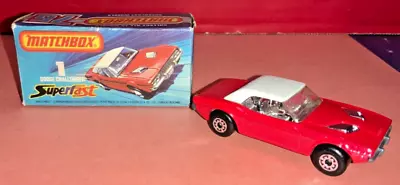 VTG 1978 Matchbox Lesney Superfast 1 Dodge Challenger W/ Box - AS IS • $120