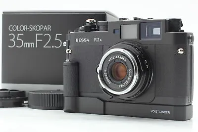 TOP MINT Voigtlander BESSA R2A Black Rangefinder Film Camera + 35mm F2.5 JAPAN • $1809.99