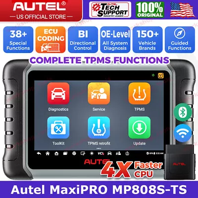 2024 Autel MP808S-TS / MP808S Car Diagnostic Scanner TPMS Programming Key Coding • $749.99
