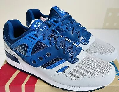 Saucony Grid Sd Trainers Blue Grey - Size Uk 8  Eu42.5 - Extremely Rare Vintage • £59.99