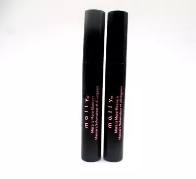 Lot/2 Mally More Is More Mascara ~ Black ~ 2 X 0.31 Oz • $7.94