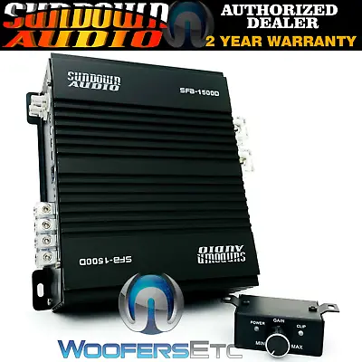 Sundown Audio Sfb-1500d Monoblock Amp 1500w Rms Subwoofers Bass Amplifier New • $299.99