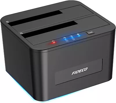 £31.50 • Buy FIDECO Hard Drive Docking Station,USB 3.0 SATA HDD Docking Station For 2.5 & 3.5