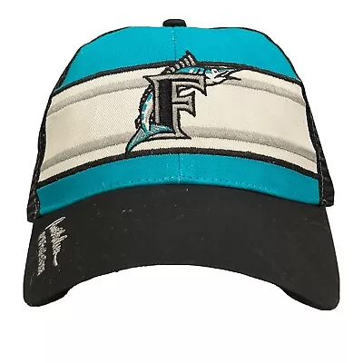 Florida Marlins SGA Trucker Baseball Hat Cap Paul Lo Duca Mesh Snapback 2 Bar • $9.88