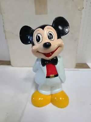 Vintage Disney Mickey Mouse Coin Bank Walt Disney Productions  Korea • $35