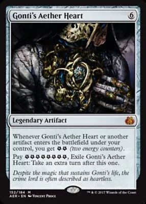 1x Gonti's Aether Heart NM-Mint Japanese Aether Revolt MTG Magic • $9.99