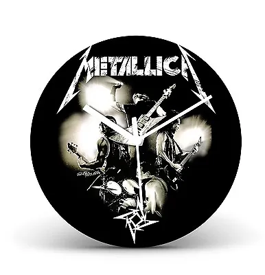 £19.99 • Buy Metallica 12  LP Vinyl Record Clock Canvas Gift Present Rock Icon CL33