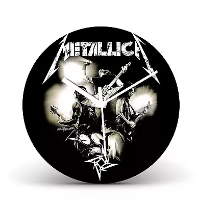£19.99 • Buy Metallica 12  LP Vinyl Record Clock Canvas Gift Present Rock Icon CL33