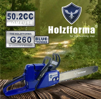 £223 • Buy Holzfforma 50.2cc Gasoline G260 Chainsaw Compatible Stihl MS260 026 MS240 024