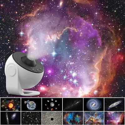 LED Galaxy Projector Starry Night Light Moon Star Sky Nebula Projection Lamp USA • $36.89