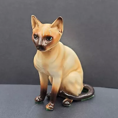 Vintage Siamese Cat Kitten Porcelain Figure Lefton A871 Made In Japan 5  • $24