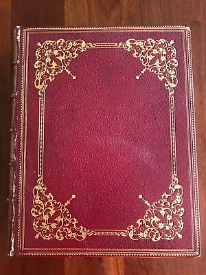 1865 New Testament Bible W/ LOTS Of Engravings & Fine Zaehnsdorf Leather Binding • $750