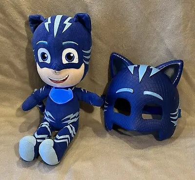 PJ Mask Catboy Talking 30cm Soft Toy & Catboy Mask Bundle. • £8