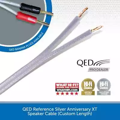QED Silver Anniversary XT Reference Speaker Cable Unterminated 16AWG PER METRE • £6.45