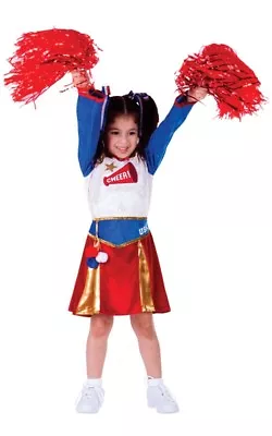 £19.99 • Buy Dress Up America Little Girls American Cheerleader Outfit