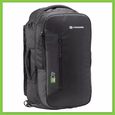 Caribee Traveller 40L Carry-On Backpack - Black   -    Luggage Travel Duffle Bag • $124.90