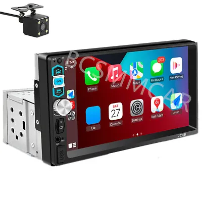 Touch Screen Car Stereo Radio Bluetooth FM Player For Apple Carplay Android Auto • $71.90