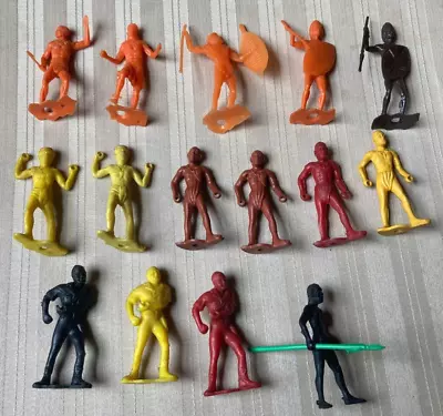 Vintage 1960s MPC Jungle Playset Figures Natives & Hunters - Lot Of 15 • $8.95