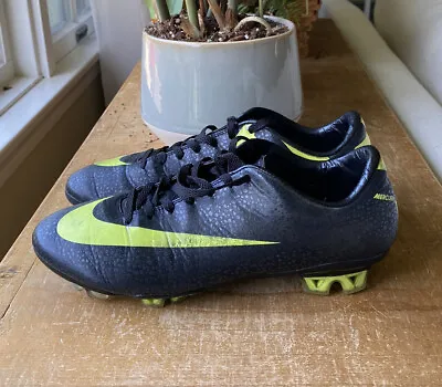 Nike Mercurial Vapor CR7 Safari Size 8.5 Black Yellow RARE • $174.99