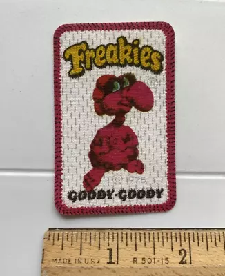 $14.99 • Buy Vintage Freakies Cereal Goody Goody Character Souvenir Patch Badge