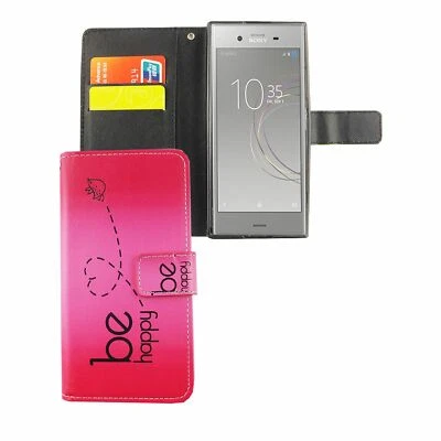 $17.05 • Buy Sony Xperia XZ1 Case Phone Cover Protective Case Flip Cases Pink
