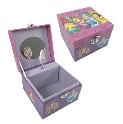 Girls Childrens Disney Princess Frog Musical Jewellery Trinket Keepsake Box • £12.54