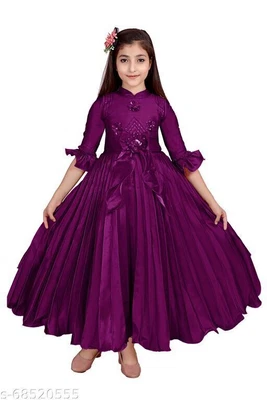 $41.22 • Buy Indian Bollywood Ethnic Gown, Frok, Poly Silk Three-Quarter Sleeves Embellished
