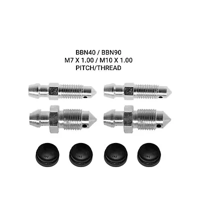 Brake Caliper Bleed Nipples Screws Fits: Vw Golf R32 Mk4 02-05 Nip2015b • $6.83